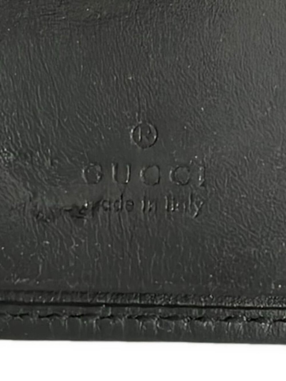 GUCCI Imprime 138093 Black PVC Leather Key Case - Picture 10 of 10